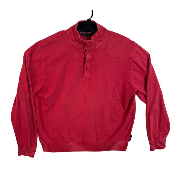 Men's Vineyard Vines Salmon Pullover 1/4 Button Sz XL - Picture 1 of 5